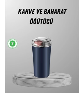 Elektrikli Kahve ve Baharat Öğütücü – Güçlü Motor Paslanmaz Çelik Gövde Kolay Temizlik