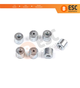 BCR017 Cam Kriko Kablo Halat Uç Pimi Tutma Perçini 6.5x5.5/1.7 mm 100 Adet
