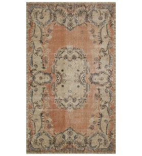 Vintage El Yapımı Eskitme Halı 172x293 cm 9892