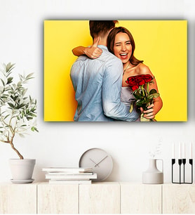 Kişiye Özel Fotoğraflı Yağlı Boya Efekti Kanvas Tablo