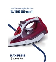 Goldmaster GM-7613K MaxiPress 2200W Buharlı Ütü (Kırmızı)
