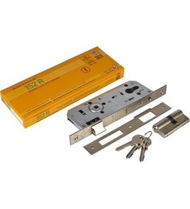 KALE 152 R - SİLİNDİRLİ RULMANLI DAİRE KİLİDİ - GÖMME KİLİT - 35 mm - DAİRE GİRİŞ KAPI KİLİDİ
