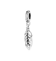 Nur Silver Sallantılı Tüy Gümüş Charm NUR-BL01072
