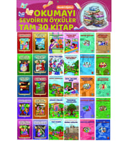 3.ve 4.Sınıflar İçin Renkli Eğitici Okumayı Sevdiren Hikayeler (30 Kitap)