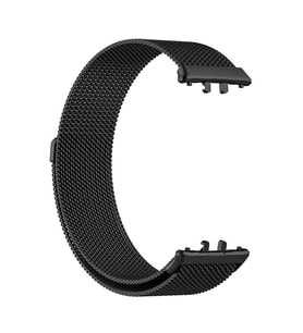 Microsonic Samsung Galaxy Fit 3 Milanese Loop Kordon Siyah (Siyah)