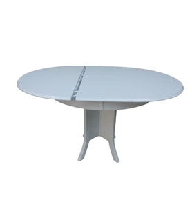 Baba kutu ayak Masa 18347 ST Klasik model MDF Tabla Natüre Beyaz Açılır el yapım
