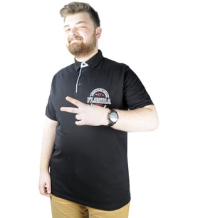 Mode XL Erkek T shirt Polo Florida 22303 Siyah