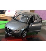 Oyuncak Model Metal Araba 1/36 Çek Bırak Gri Audi Q3 Jeep