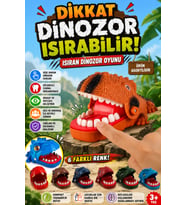 Parmak Isıran Dinozor Kutu Oyunu - Refleks Geliştirici Eğlenceli Aile Oyunu (3+ Yaş)