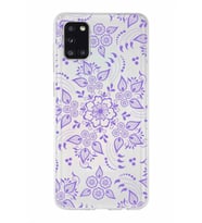 Samsung Galaxy A31  Kapak Nostalji Desen Tasarımlı Şeffaf Silikon Kılıf