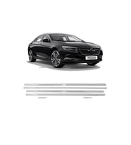 Opel Insignia (2017-2018-2019-2020-2021)  6 Parça Pas.Çelik Krom Cam Çıtası insignia