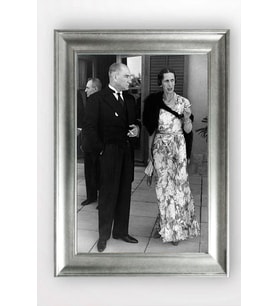 Gümüş Çerçeveli Atatürk Tablo cv1010
