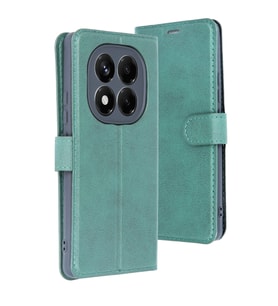 Xiaomi Redmi Note 14 Pro 5g Kılıf Trend S Plus Kapaklı Kılıf - Yeşil