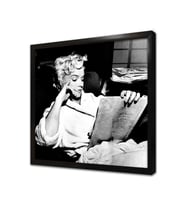 Marilyn Monroe Çerçeveli Cam Tablo