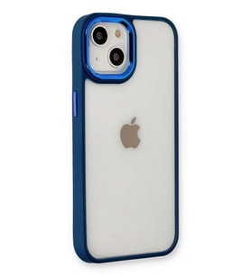 iPhone 14 Plus Kılıf Dora Kapak - Mavi