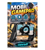 Dört Parmak Destekli Mobil Gamepad Tetikli Oyun Kontrolcüsü – Ergonomik ve Hassas Kontrol