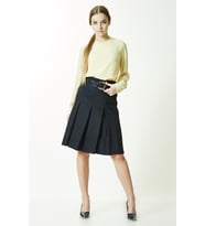 SORALLİNE 724 LACİVERT BAYAN 3 PİLE ETEK 65 CM BOYUNDA