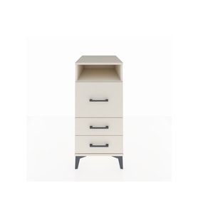 Kronos Komodin Tek Raflı 3 Çekmeceli 44x59x96 Aytaşı-Aytaşı