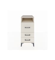 Kronos Komodin Tek Raflı 3 Çekmeceli 44x59x96 Aytaşı-Aytaşı