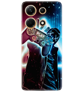 Infınix Note 30 Kılıf Silikon Desen Özel Seri Play Me 1757