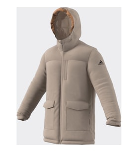 adidas IX8886 PAVERIC FUR PAR Erkek Mont (Krem)