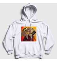 Presmono Unisex Beyaz Mary Anime kakegurui Kapüşonlu Sweatshirt 240051tt