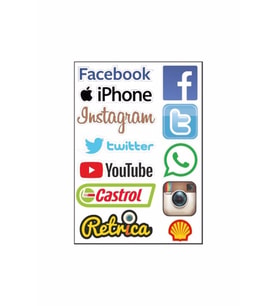 Premıum A4 Sticker 057 Tek Paket Çoklu Sticker