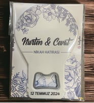 10 Adet Söz, Nişan, Nikah, Düğün Hediyesi Balon Açacak Magnet Kart ve Ambalajlı Tek Tek (blnmg5)