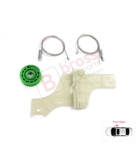 Peugeot 508 MK1 W23 8D 8E 2010-2018 4/5 Kapı 9222GV İçin Elektrikli Ön Sağ Cam Kriko Tamir Seti