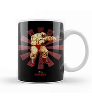 Zangief Retro Japanese Street Fighter Kupa Bardak Porselen