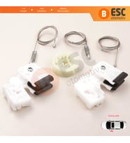Hyundai Elantra HD 2005-2011 Sonata NF 2005-2008 İçin Elektrikli Ön Sol Cam Kriko Tamir Seti