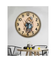 bilge Tasarım retro Duvar Saati 40 x 40 CM (Karışık)