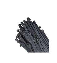 M189PL 100x2,5 mm Siyah Mini Kablo Bağı 50 Adet, Masa TV ve Bilgisayar Kablo Düzenleme Kelepçesi