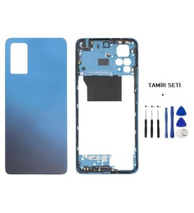 Xiaomi Redmi NOTE 11 PRO -5G- FULL KASA Arka Kapak Takım MAVİ - TAMİR SETİ