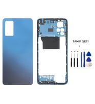 Xiaomi Redmi NOTE 11 PRO -5G- FULL KASA Arka Kapak Takım MAVİ - TAMİR SETİ