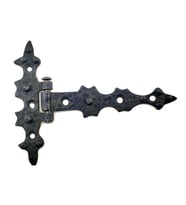 Antika Tarz Dekoratif Pirinç Yıldız Kuyruklu Menteşe - 85x110 mm, Oksit