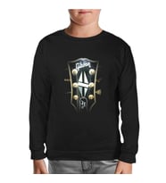 Gitar - Gibson 2 Siyah Çocuk Sweatshirt