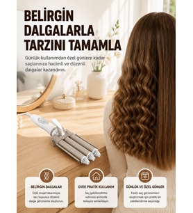 Profesyonel Kullanıma Uygun Bukle Maşası Yeni Nesil