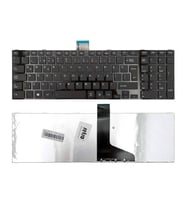 Toshiba Satellite C850 ile Uyumlu Notebook Klavye - Siyah - TR - Çerçeveli