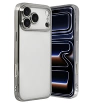 iPhone 17 Pro Razer Lensli Silikon - Gümüş