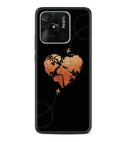 Xiaomi Poco X3 Pro M4 Pro X4 Pro C40 10C Kılıf Desenli Silikon Plane Heart 1721