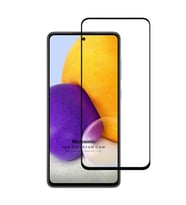Microsonic Samsung Galaxy A72 Tam Kaplayan Temperli Cam Ekran Koruyucu Siyah