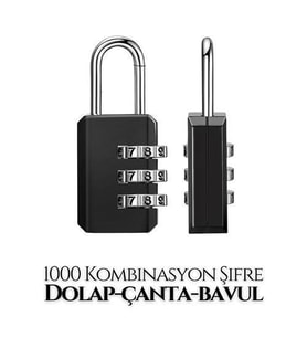 TransForMacion Şifreli Midi Dolap Çanta Bavul Kilidi 25mm 720664