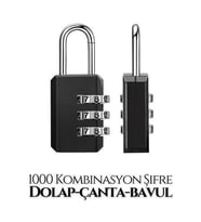TransForMacion Şifreli Midi Dolap Çanta Bavul Kilidi 25mm 720664
