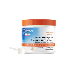 Doctor's Best, High Absorption Magnezium Lysinate Glycinate Chelate Albion® 200gr. (Renksiz)