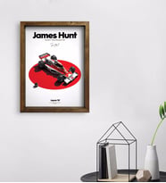 BK Gift Formula 1 Tasarımlı Doğal Masif Ahşap Çerçeveli Tablo 45x65cm-7