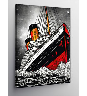 Kanvas Tablo Titanic