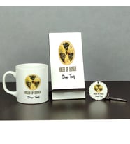 Nükleer Tıp Teknikeri Üçlü Set (Kupa + Telefon Standı + Anahtarlık) 003