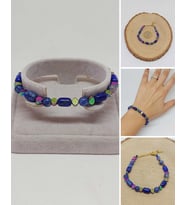 Lapis & Sodalit Taşı Tasarım Bileklik (55970)