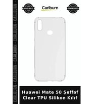 Huawei Mate 50 Şeffaf Clear TPU Silikon Kılıf Gövde Koruyucu Mobil Aksesuar Telefon Koruma